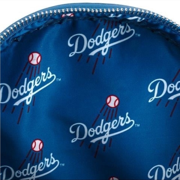 Loungefly Exclusive - MLB Los Angeles Dodgers Backpack NWT Major League Baseball - Picture 7 of 12